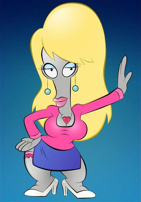 american dad roger as a woman|grey alien from american dad.